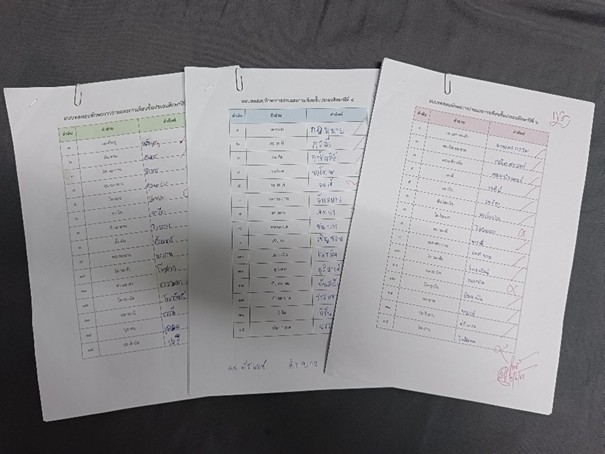 หัวหน้าทีมจัดโครงการพัฒนาทักษะการอ่าน-เขียน 4